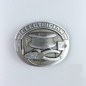 New Vintage Trades Tradesman Electrician Tool Belt Buckle US Local Shipping