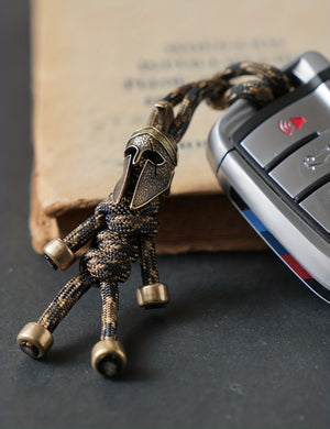 Car Keychain Hanging For Men, Parachute Rope Knife Pendant Keychain, Backpack Pendant