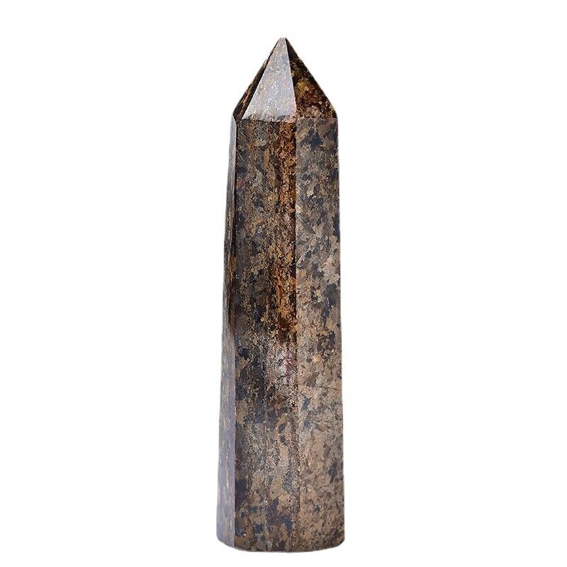 Beautiful Bronzite Tower Quartz Mineral Crystal Point Gift Collection Meditation