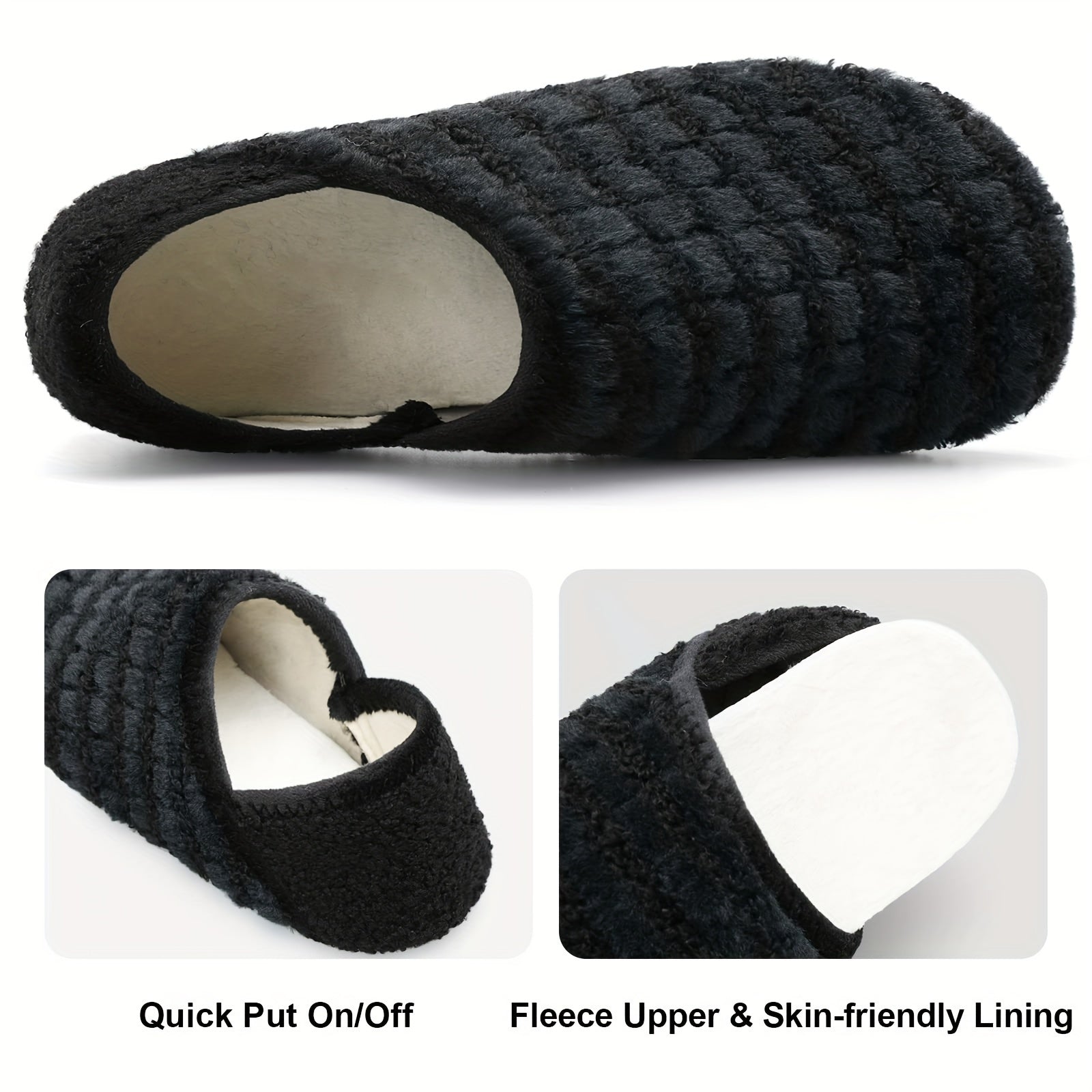 Fall Coziness Redefined: Women's Plush Lightweight Slip-On Flats – Sleek, Warm & Comfortable