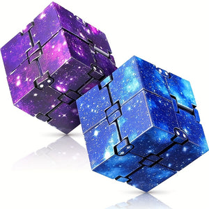 Infinite Cube Flipping Toy Anxiety Toy Fingertip Game Puzzle Anti Stress Magic Finger Anxiety Hand Gift For Children