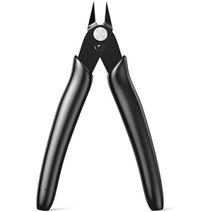 5-Inch Precision Wire Cutters & Zip Tie Cutters - Perfect for Jewelry Making, Electronics & Hobby Snips!