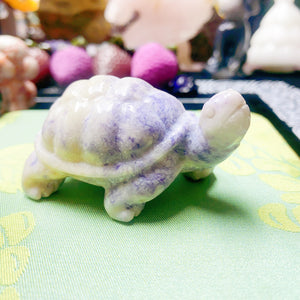 Hand carved Crystal Turtle Crystal Gift Crystal Figurine Crystal Carving Crystal Animal