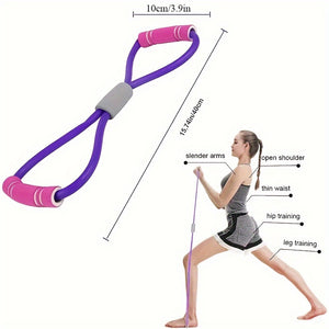 8-Shaped Home Stretcher: Non-Slip Yoga Equipment For Fitness Training, Shoulder Opening & Thinner Back!