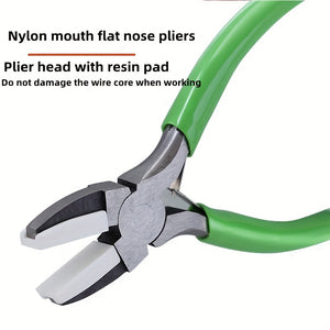 Nylon Pliers Carbon Steel Nose Pliers For Jewelry Polishing Handmade Jewelry Making Craft Tools