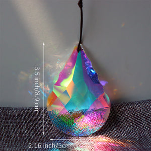 1pc Crystal Pendant Sun Catcher Glass Prism Hanging For Home Decoration Wedding Party Decoration