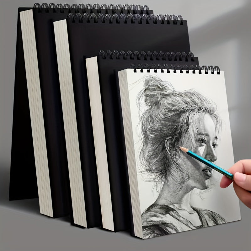 Sketch Book, Top Spiral Bound Sketch Pad, 1 Pack 30-Sheets , Acid Free Art Sketchbook Artistic Drawing Painting Writing Paper For Adults Beg