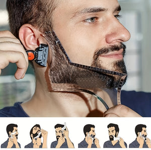 Multi-Style Beard Shaping Tool for Men - Power-Free, Hypoallergenic Shaping for Jaw, Cheek & Neck, Compatible with All Trimmers