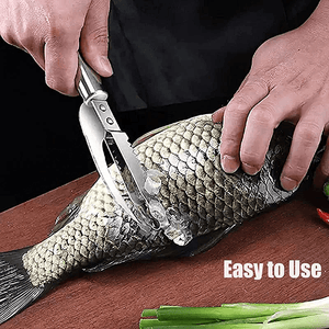 3-in-1 Stainless Steel Fish Scale Knife: Cut, Scrape, and Dig with Ease For Hotel/Commercial