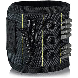 The Ultimate DIY Tool: Magnetic Wristband For Holding Screws, Nails, Drilling Bits - Perfect Gift For Handymen, Men, Women, And Dad!