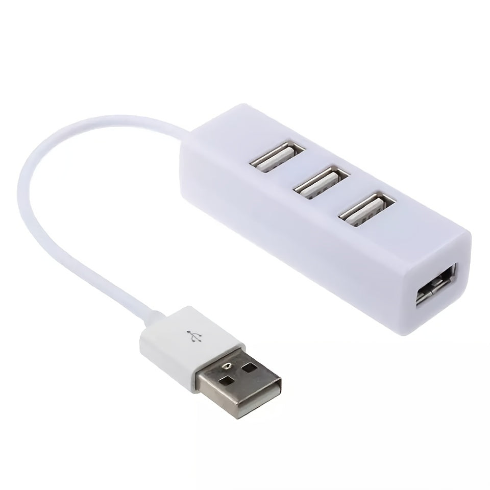 1pc 4 Ports Port USB 2.0 HUB High Speed Portable Mini USB Splitter Adapter For Laptop PC Notebook Computer