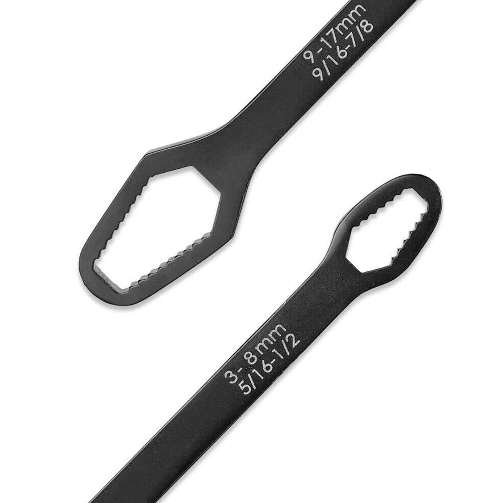 Upgrade Your Toolbox With This Universal Double-Head Torx Wrench - Adjustable From 3-17mm!