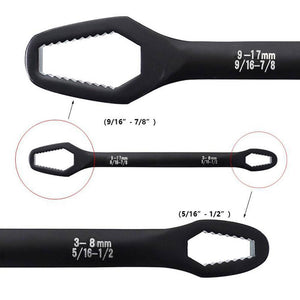 Upgrade Your Toolbox With This Universal Double-Head Torx Wrench - Adjustable From 3-17mm!