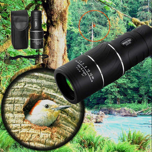 Portable Telescope 16x52 Military HD Professional Monocular Zoom Binoculars Night Hunting Optic Scope Big Vision Telescopio