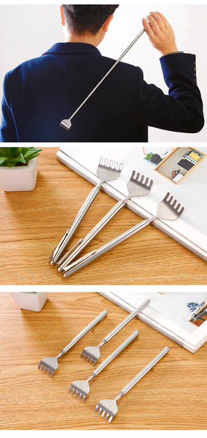 Adjustable Back Scratcher Stainless Steel Back Massage Telescopic Anti  Claw Massager Massage Tools For Elders Health Care