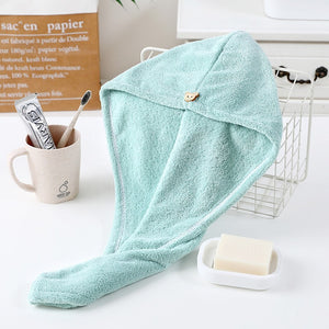 1pc Women's Hair Drying Hat: Quick-Dry Microfiber Towel Cap Hat for Super Absorption and Maximum Hair Drying Speed!