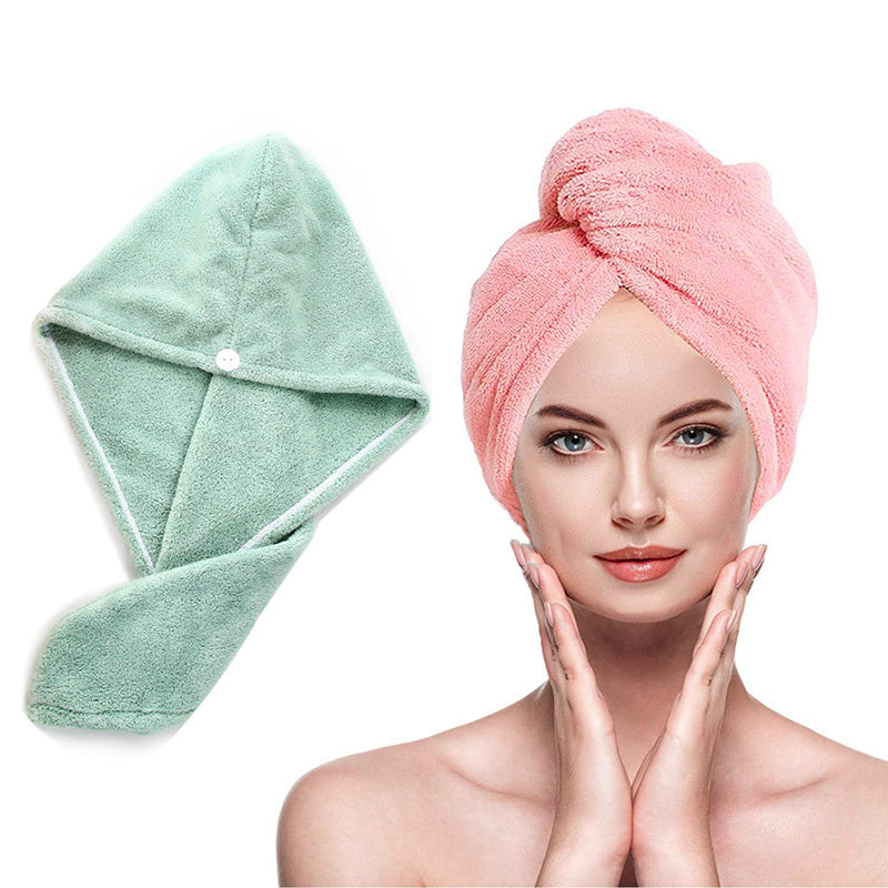 1pc Women's Hair Drying Hat: Quick-Dry Microfiber Towel Cap Hat for Super Absorption and Maximum Hair Drying Speed!