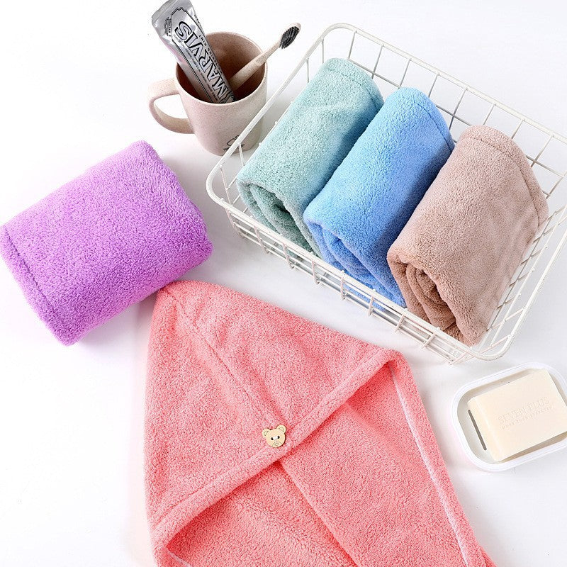 1pc Women's Hair Drying Hat: Quick-Dry Microfiber Towel Cap Hat for Super Absorption and Maximum Hair Drying Speed!