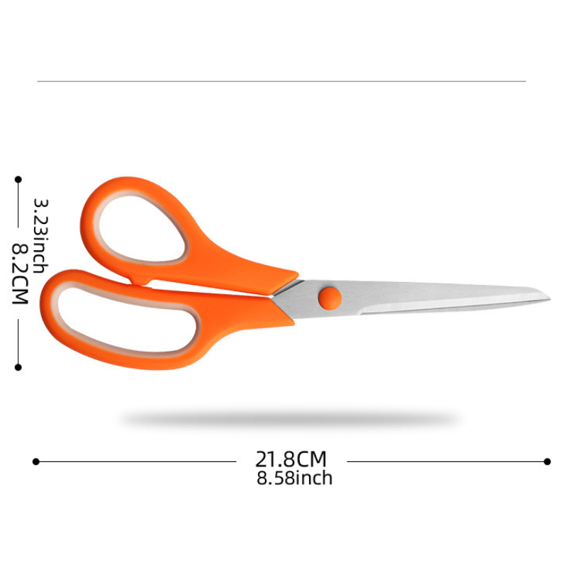 Ultra Sharp Multipurpose Scissors - Comfort-Grip Handles & Sturdy Blades For Office, Home, School, Sewing & Crafting