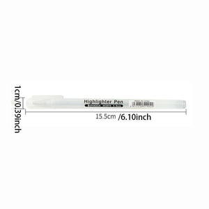 3pcs Marker Highlighter White Markers White Gel Pen For Art Markers Comic Drawing Supplies