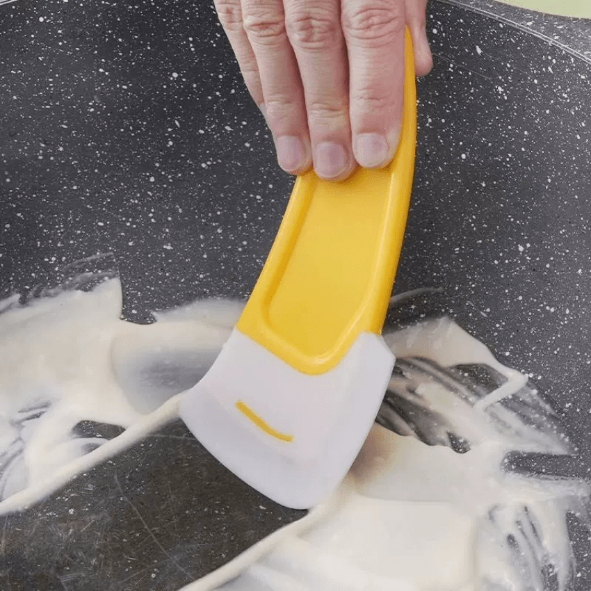 1pc Effortlessly Clean Your Kitchen with Oil-Proof Silicone Scraper