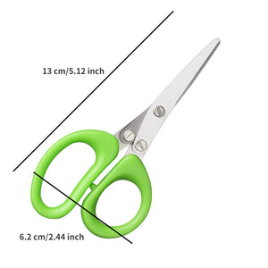 1pc 5 Layers Stainless Steel Kitchen Shears - Perfect for Chopping Green Onions, Vegetables, Herbs, and Spices - Essential Cooking Supplies