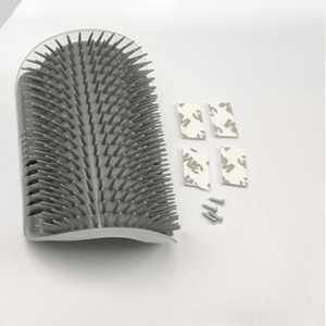 Tickling Comb Pet Brush: Pamper Your Cat Soft Wall Corner Massager! .