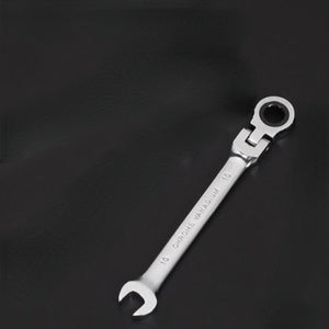 1pc 10mm- 14mm Combination Ratchet Wrench With Flexible Head, Dual Purpose Ratchet Tool, Ratchet Combination Kit. Automotive Hand Tools