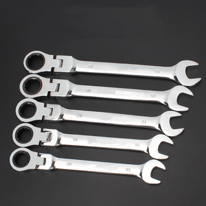 1pc 10mm- 14mm Combination Ratchet Wrench With Flexible Head, Dual Purpose Ratchet Tool, Ratchet Combination Kit. Automotive Hand Tools