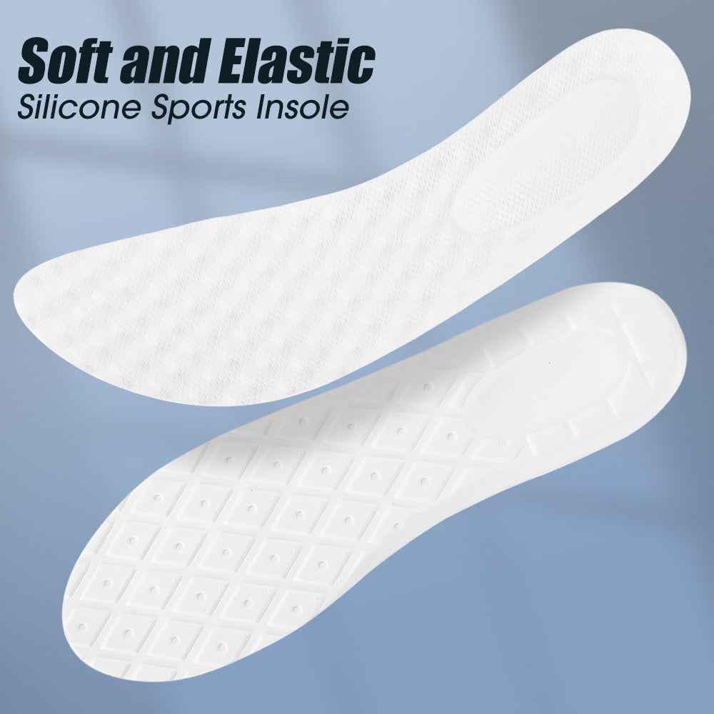 1 Pair Sports Shoes Insoles Super Soft Running Insole For Feet Shock Absorption Baskets Shoe Sole Arch Support Orthopedic Inserts