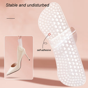 4pcs Silicone Heel Stickers Heels Grips, For Women Men Anti Slip Heel Cushions, Non-Slip Inserts Pads Foot Heel Care Protector