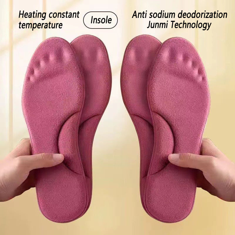 1pair Self Heated Thermal Insoles, For Feet Winter Thermal Thicken, Memory Foam Shoe Pads, Men Women Sports Shoes Self-heating Shoe Pads