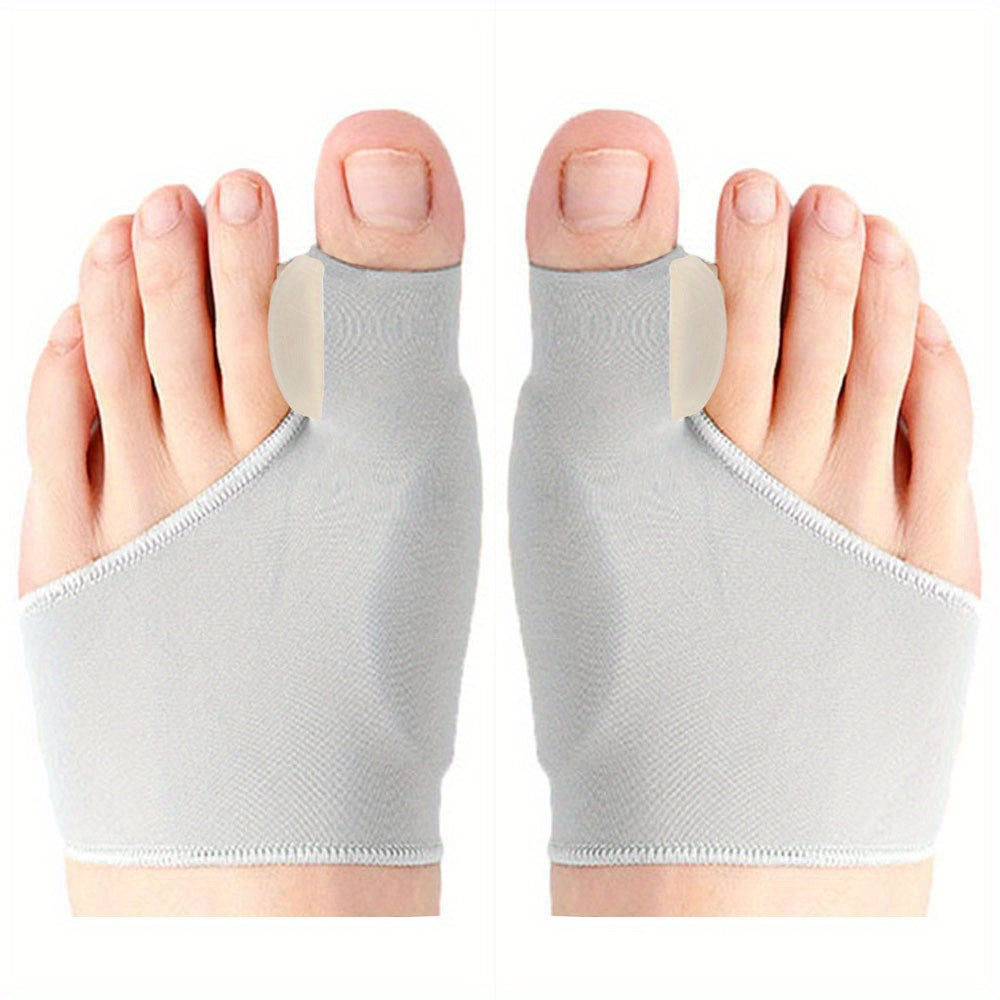 1 Pair Soft Breathable Big Toe Correctors - Protect Bunions - Perfect For Night & Home Use