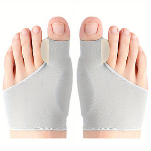 1 Pair Soft Breathable Big Toe Correctors - Protect Bunions - Perfect For Night & Home Use