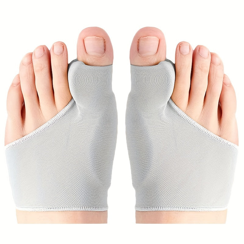 1 Pair Soft Breathable Big Toe Correctors - Protect Bunions - Perfect For Night & Home Use