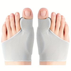 1 Pair Soft Breathable Big Toe Correctors - Protect Bunions - Perfect For Night & Home Use