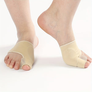 1 Pair Soft Breathable Big Toe Correctors - Protect Bunions - Perfect For Night & Home Use