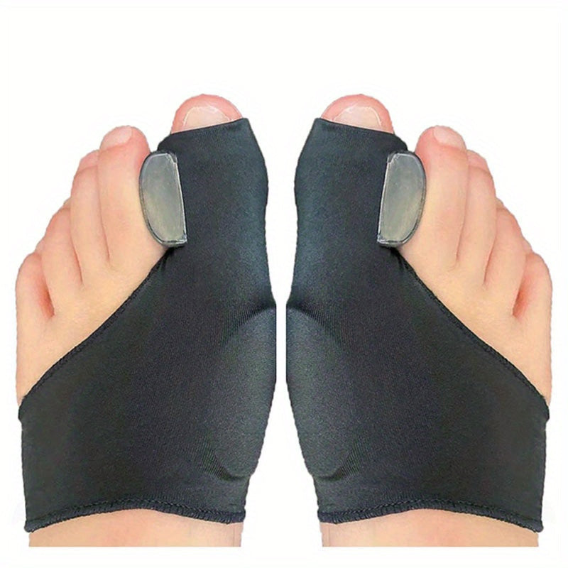 1 Pair Soft Breathable Big Toe Correctors - Protect Bunions - Perfect For Night & Home Use