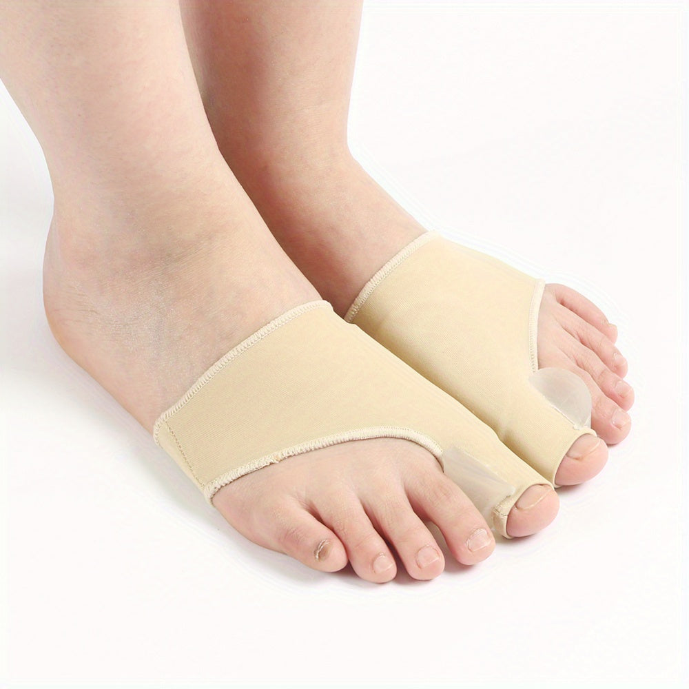 1 Pair Soft Breathable Big Toe Correctors - Protect Bunions - Perfect For Night & Home Use