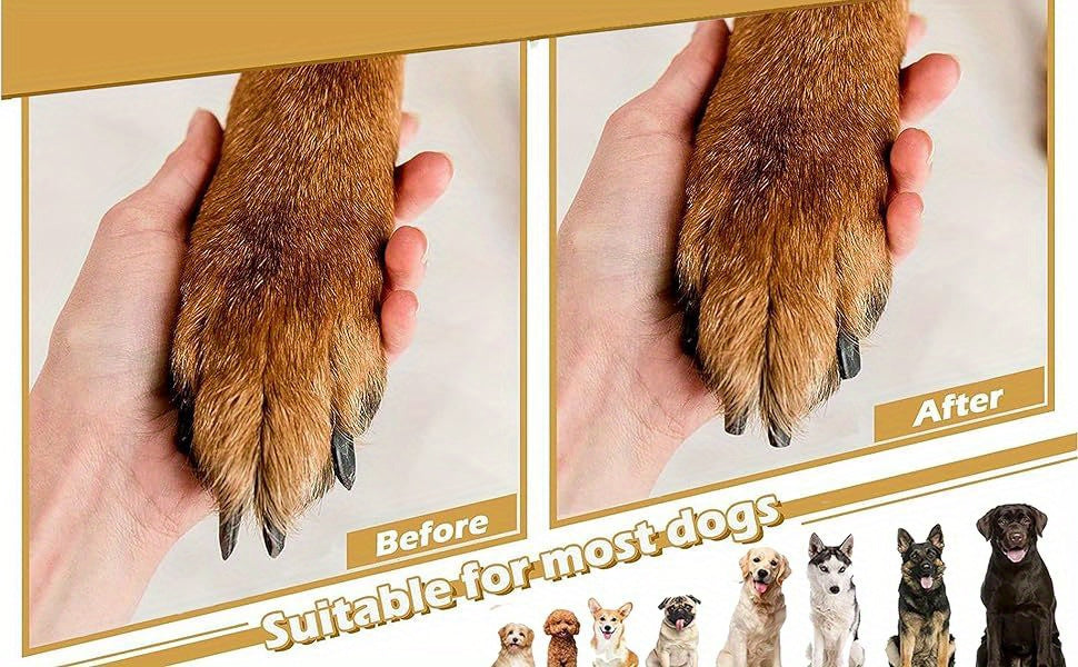 Gentle Scratch Square: Stress-Free Dog Nail Filer, Easy-Grip No-Battery Paw Care for All Breeds