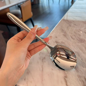 Elegant & Durable Stainless Steel Serving Spoon – Large, Ergonomic Design, Ideal for Buffet, Hotel, and Canteen Use