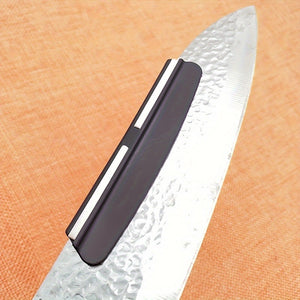 Black Diamond Knife Sharpener with Precision Angle Guide - Durable, Stain & Water-Resistant, Perfect for Dining Essentials