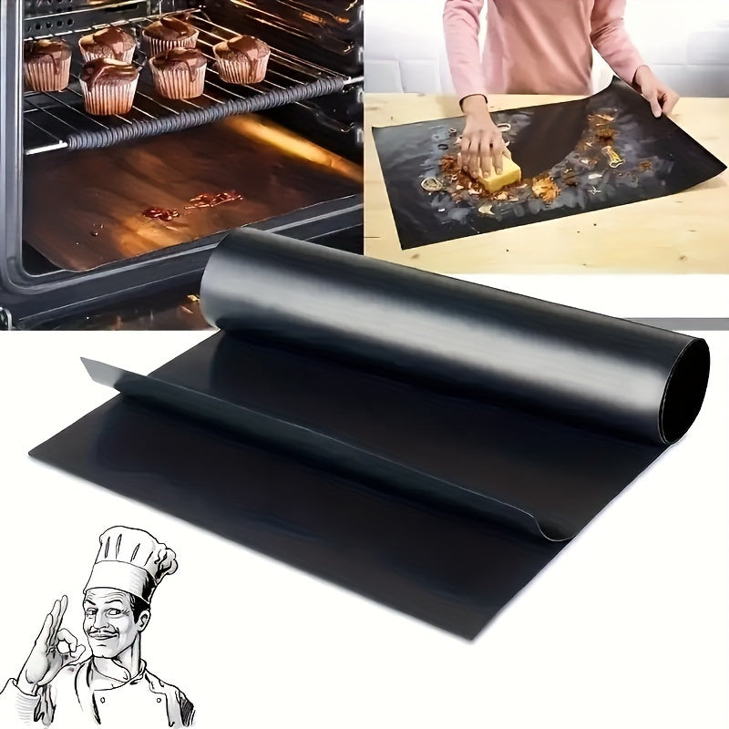 Non-Stick, Reusable Oven Liner: Easy-Clean, Rust-Resistant, Versatile for Ovens, Grills & BBQ