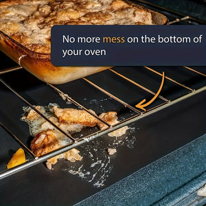 Non-Stick, Reusable Oven Liner: Easy-Clean, Rust-Resistant, Versatile for Ovens, Grills & BBQ