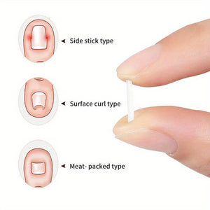 50Pcs Ingrown Toenail Correction Tool, Ingrown Toe NailElastic Patch Sticker, Straightening Clip Brace Pedicure Tool