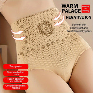 Women High Waist Body Shaper Panties Push Up Buttock Slimming Pants Tummy Control Body Shaping Pants Plus Size Breathable Underwear