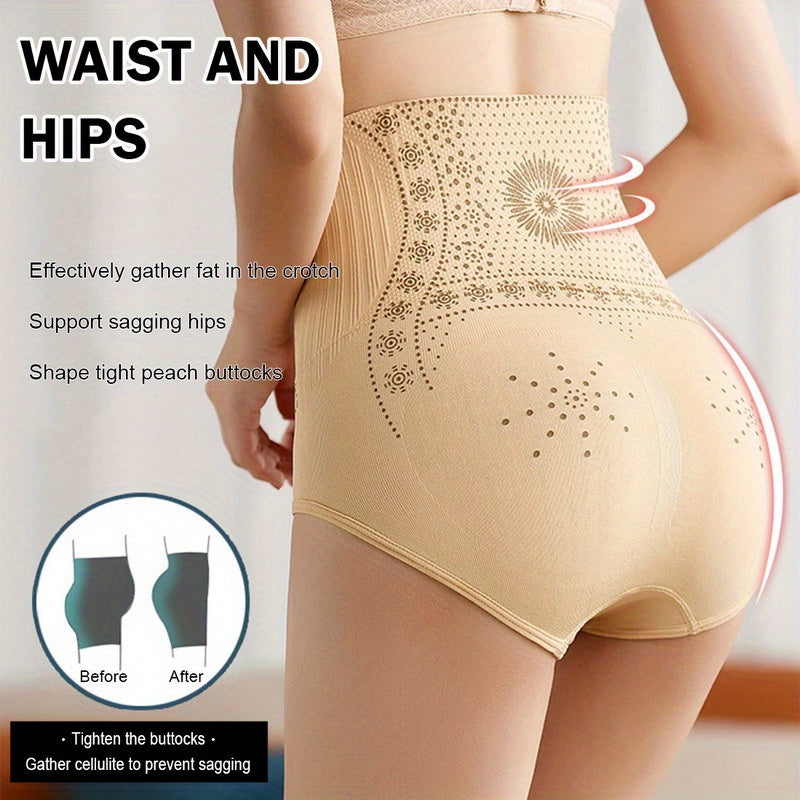 Women High Waist Body Shaper Panties Push Up Buttock Slimming Pants Tummy Control Body Shaping Pants Plus Size Breathable Underwear