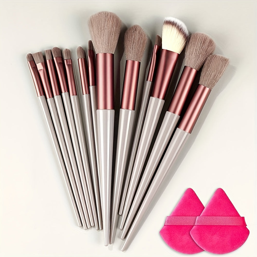 Makeup Brush Set Soft Fluffy Professiona Cosmetic Foundation Powder Eyeshadow Kabuki Blending Make Up Brush Beauty Tool Makeup Sponge Storag