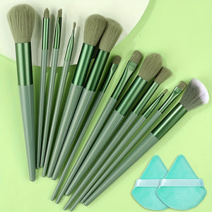 Makeup Brush Set Soft Fluffy Professiona Cosmetic Foundation Powder Eyeshadow Kabuki Blending Make Up Brush Beauty Tool Makeup Sponge Storag