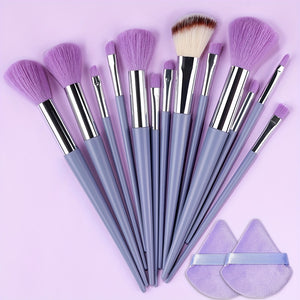 Makeup Brush Set Soft Fluffy Professiona Cosmetic Foundation Powder Eyeshadow Kabuki Blending Make Up Brush Beauty Tool Makeup Sponge Storag